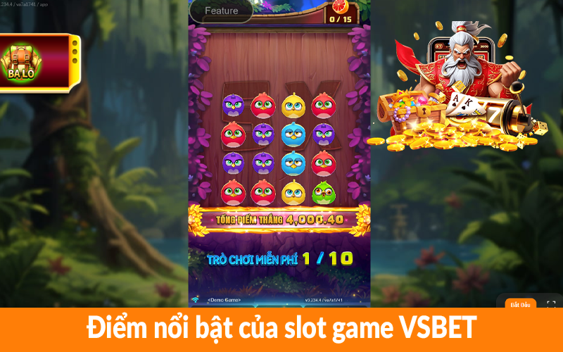 Điểm nổi bật của slot game VSBET Điểm nổi bật của slot game VSBET