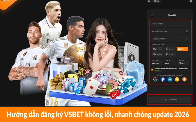 Hướng dẫn đăng ký VSBET không lỗi, nhanh chóng update 2026 Hướng dẫn đăng ký VSBET không lỗi, nhanh chóng update 2026