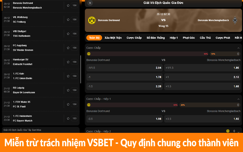 Miễn trừ trách nhiệm VSBET – Quy định chung cho thành viên Miễn trừ trách nhiệm VSBET - Quy định chung cho thành viên